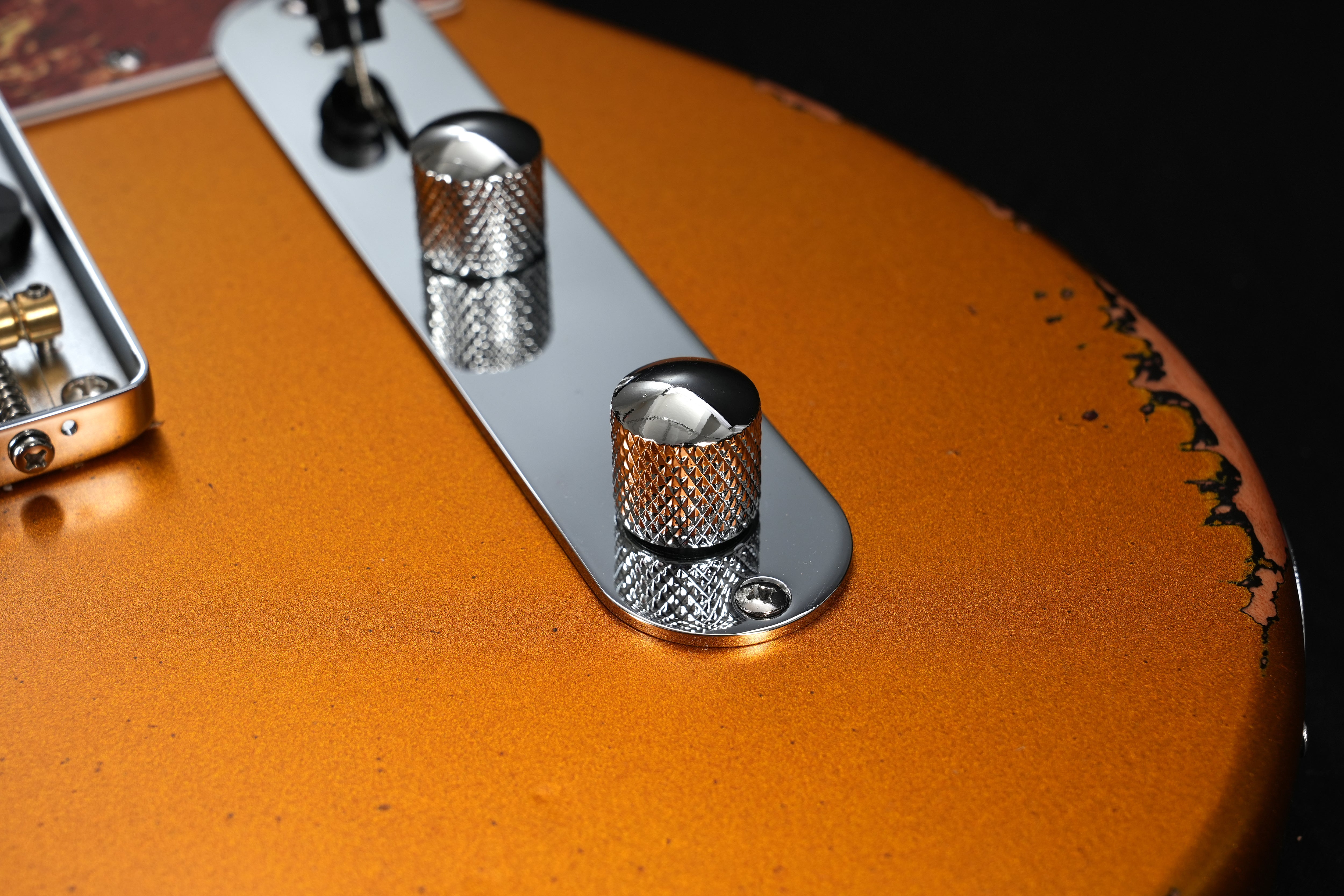 Tele Model Pin TELE MODEL NAME PLACEHOLDER (RELIC GOLD OVER SUNBURST) (Copy)